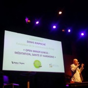 Denys Rinpoché lors de la Conférence Open Mindfulness : Méditation, santé et harmonie