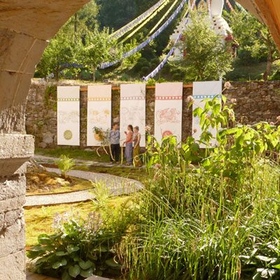 Jardin zen du Domaine d'Avalon Institut Pleine Présence